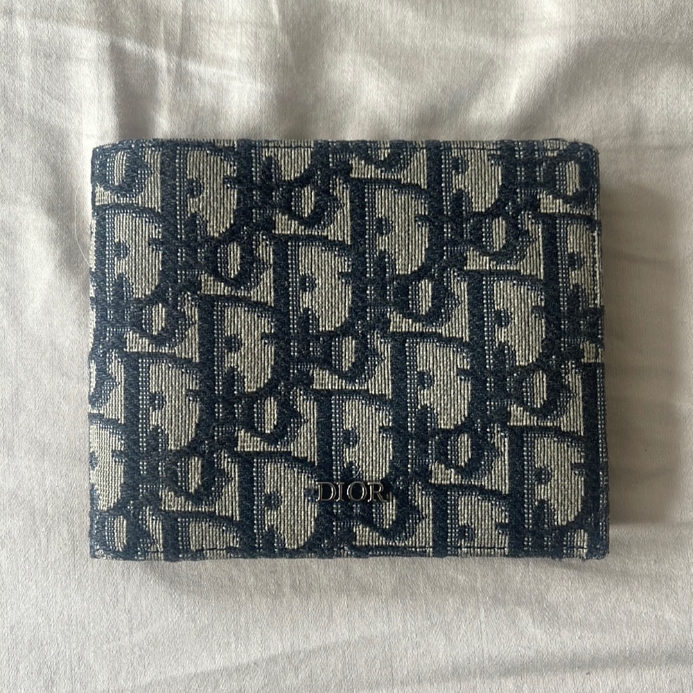Dior Bi-Fold Canvas Wallet